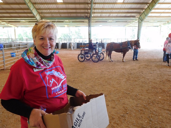 Dr Laurie Johnson Welcoming To McKeever's First Ride